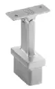 Support de main-courante sur poteau, Square Line, orient., 60x30x2,6 mm, m-c plat, inox brossé 316