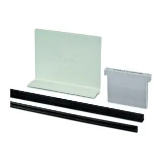 Set de cales en cautchouc, EG 3kN & Max; 208500-025-24, L=2500 mm, pour verre 24,76 mm (19690792400)