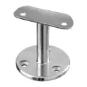 Support de main-courante pour mur, main-courante Ø48,3 mm, inox brossé 316