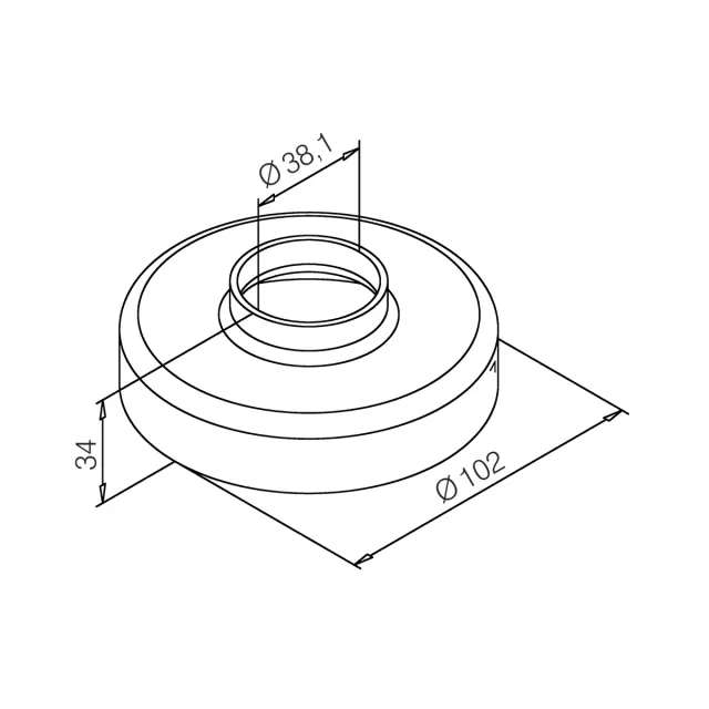Cache embase pour 12.0912... / 12.0913… Ella
