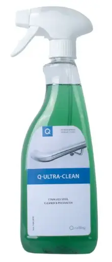 [200610] Q-ultra-clean, nettoyant pour inox, 500 ml, Q-22; 200610; dans vaporisateur (19061000000)