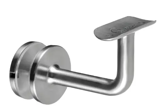 [130117-042-12] Support de main-courante pour verre, Ø42,4 mm; 130117-042-12; pour verre 8 - 31,52 mm, inox brossé 304 (13011704212)