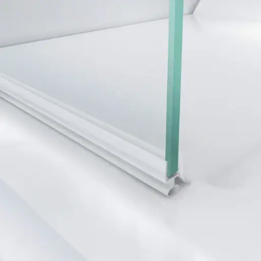 Profil d'étanchèité pour porte en verre Allena