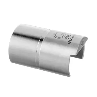 [145793-048] Raccord tube à tube à fd de gorge tube Ø48,3x2mm; 145793-048; tube fd gorge Ø48,3x1,5mm, Easy Hit, inox br. 316 (14579324800)