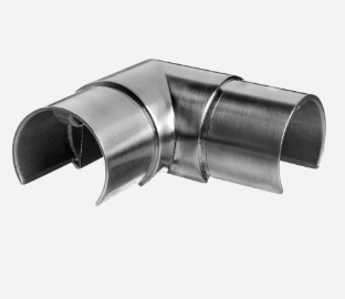 [146313-048-12] Raccord, 90°, horizontal; 146313-048-12; tube à fd de gorge, Ø48,3x1,5 mm, inox brossé 316 (14631304812)