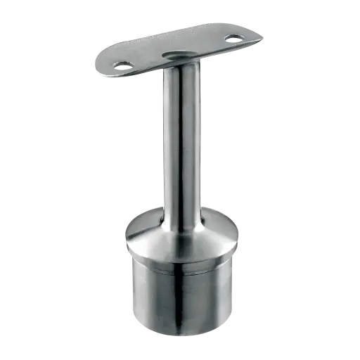 [140710-042-01-12] Support de main-courante sur poteau; 140710-042-01-12; , Ø42,4 x 2 mm, avec passe-câble, m-c Ø42,4 mm, inox brossé 316 (14071064212)