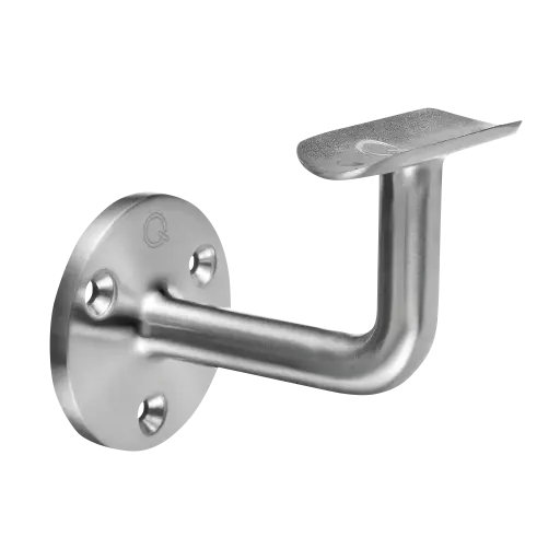 [130100-048-12] Support de main-courante, mur, déportée=75 mm; 130100-048-12; main-courante Ø48,3 mm, inox brossé 304 (13010004812)