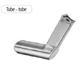 [13.9330.042.12] Support de main-courante pour tube, Ø42,4 mm, main-courante Ø42,4 mm, inox brossé 304