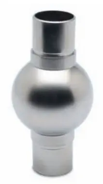 [11.0202.038.20] Raccord boule 180°, Ø 38,1 mm (1,5") - Design en Inox