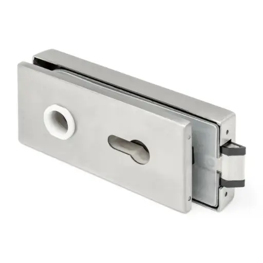 SERRURE DE PORTE EN VERRE, VERROUILLABLE, SITAN