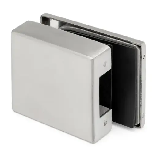 GACHE RECTANGULAIRE POUR SERRURE DE PORTE VITREE ANDELE